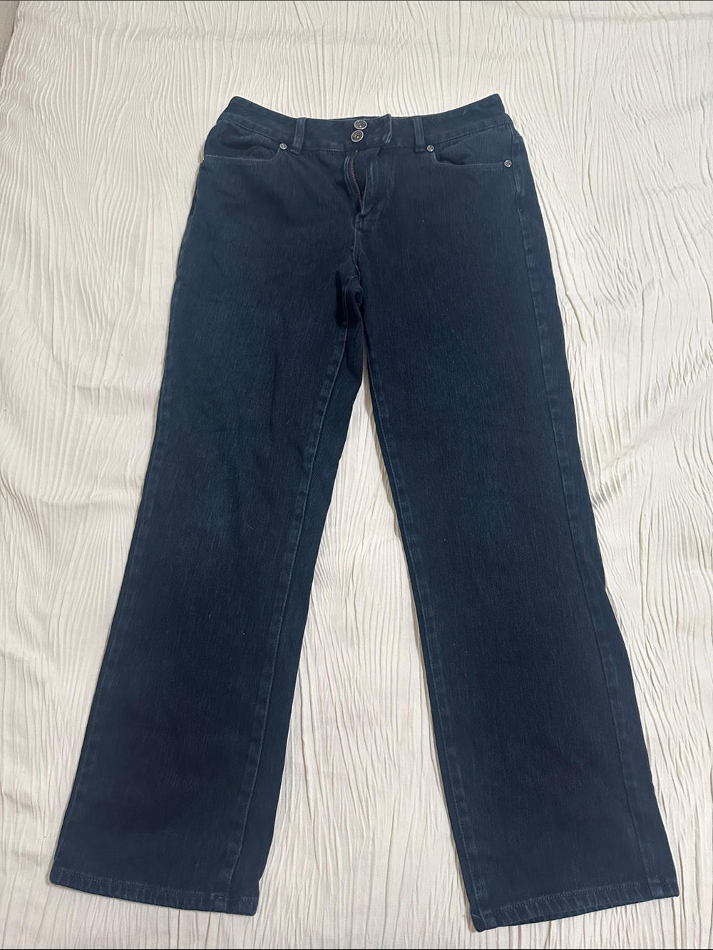 Coldwater Creek Women's Navy Flare Jeans